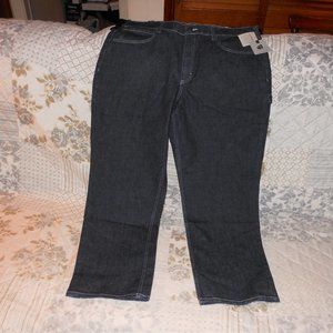 NWT Duluth Trading 40 Grit Men`s Standard Fit Flex Carpenter Blue Jeans Sz 40x30